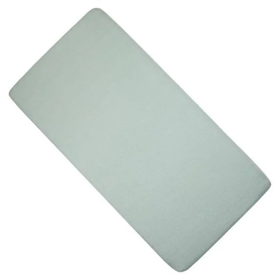 Drap housse berceau en gaze de coton Jeanne – Vert de gris – 40 x 80 cm – Sevira Kids vert