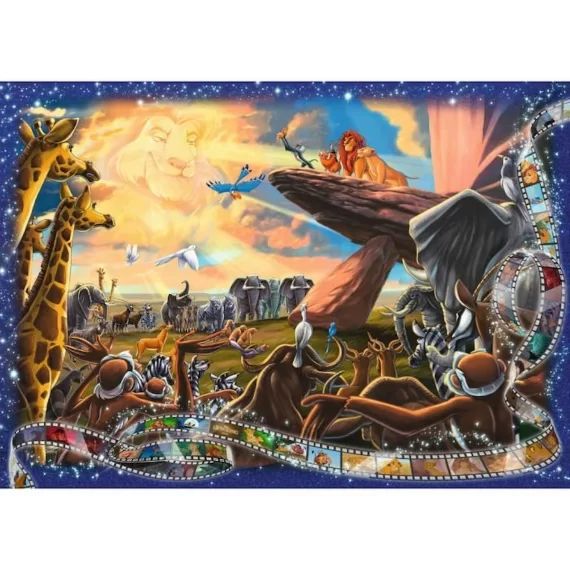 Puzzle 1000 pièces : Disney Collector&rsquo;s Edition : Le Roi Lion aille Unique Coloris Unique jaune