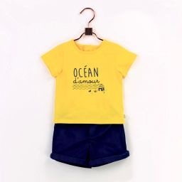 Short en coton Garçon