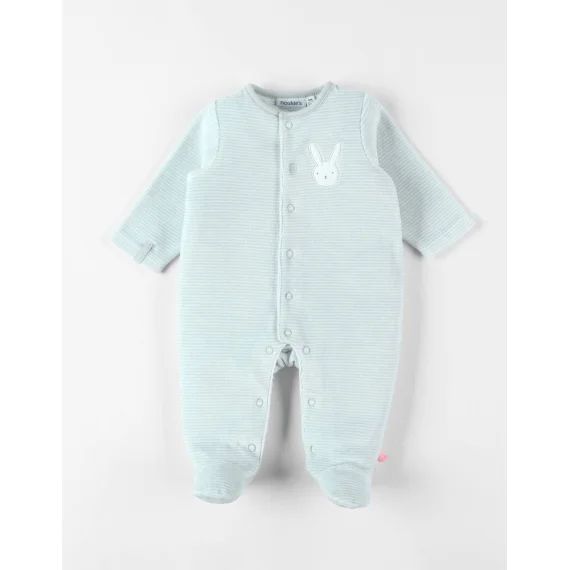 Pyjama En Velours Côtelé Lapin Vert