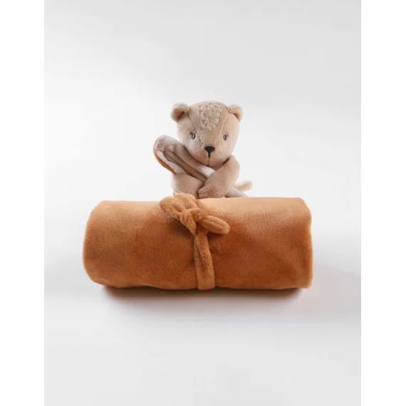 Couverture Kendi en Veloudoux® beige