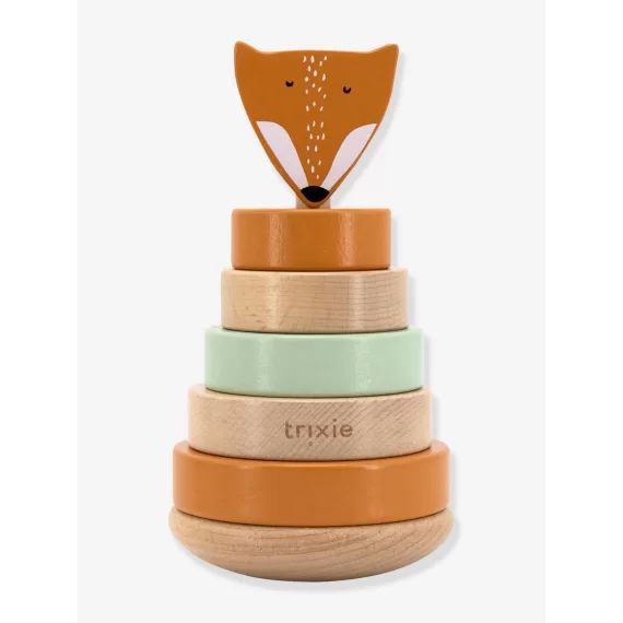 Tour à empiler en bois – TRIXIE orange