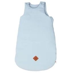 Sevira Kids – Gigoteuse sans manches en gaze de coton Jeanne – Terracotta – 0/6 mois bleu