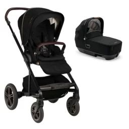 Poussette Nuna Mixx Next – Riveted + Nacelle Cari Next – Caviar