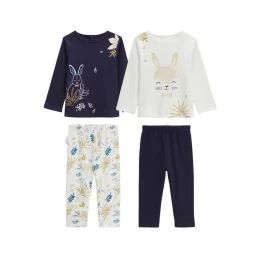 Lot De 2 Pyjamas Bébé Gribouille Bleu