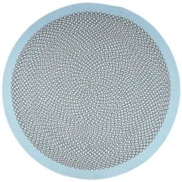Tapis Brenda Bleu Diamètre 120 Cm Nattiot Bleu