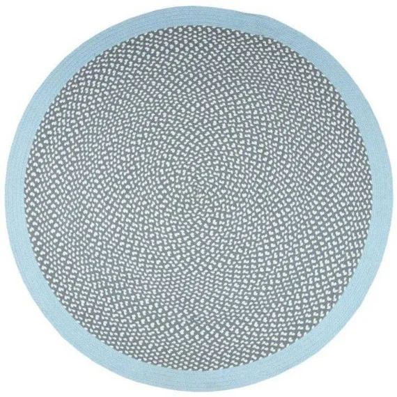 Tapis Brenda Bleu Diamètre 120 Cm Nattiot Bleu