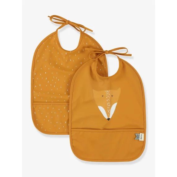 Lot de 2 bavoirs imperméables TRIXIE mr fox