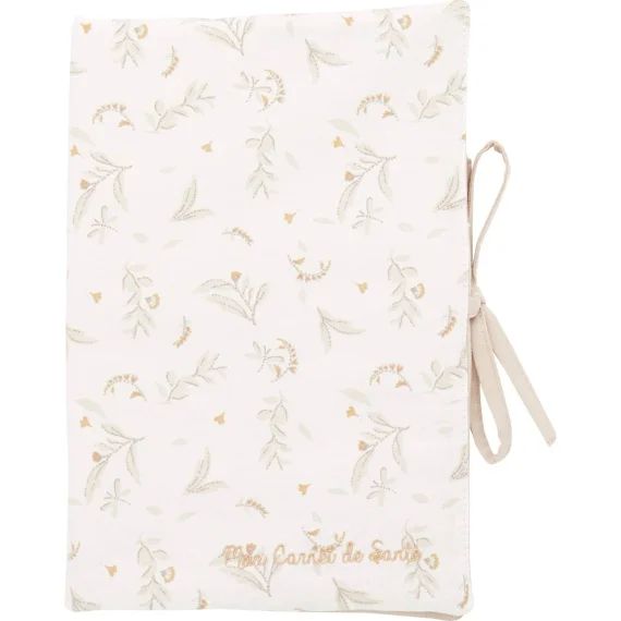 Protège Carnet De Santé Beige, Écru