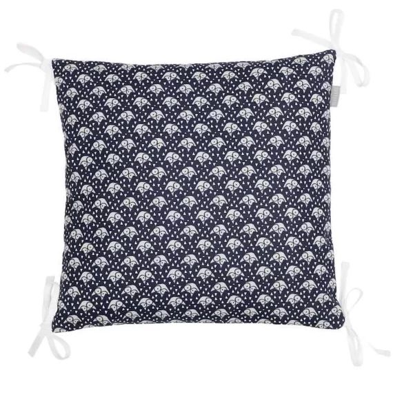 Sevira Kids – Taies de coussin pour tour de lit modulable, ESKIMO ELI Bleu Marine TU bleu