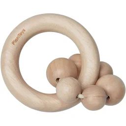Hochet Perles Naturel Beige