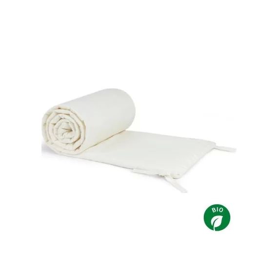 Tour de lit Lin français off white (pour lits 60 x 120 et 70 x 140 cm)