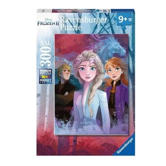 Puzzle 300 pièces XXL – RAVENSBURGER – La Reine des Neiges 2 – Dessins animés et BD – Fille – Bleu bleu