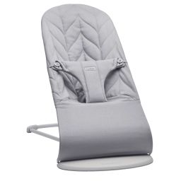 Transat Bliss – Gris clair / Coton, matelassage Pétale / Gris clair