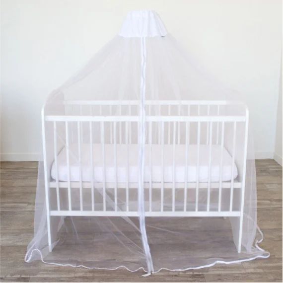 Ciel de lit moustiquaire universel blanc