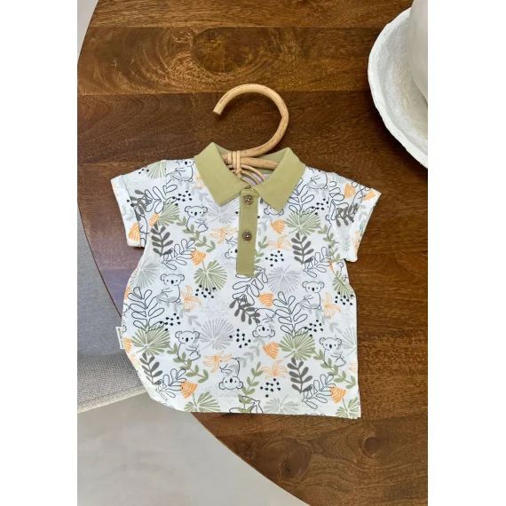 Polo Enfant Brisbane Ecru