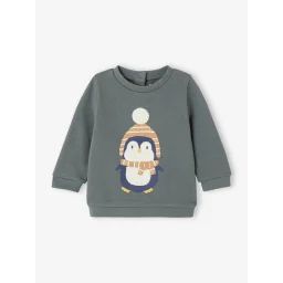 Sweat fantaisie bébé garçon vert