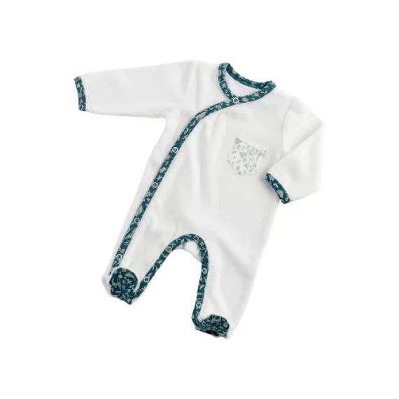 Pyjama chaud tilleul Promenons-nous (naissance)