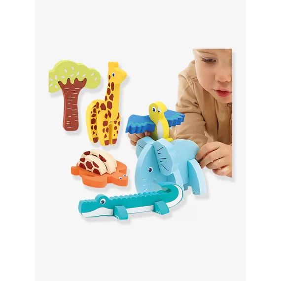 Puzzle 3D en mousse – LUDI multicolore