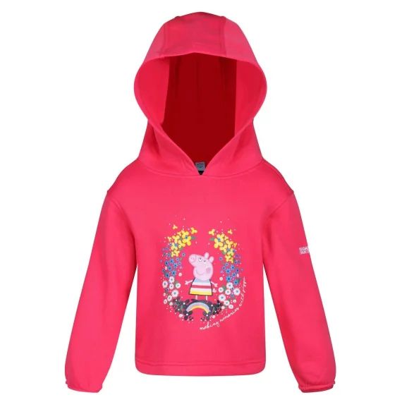Sweat À Capuche Polyester Peppa Pig Rose