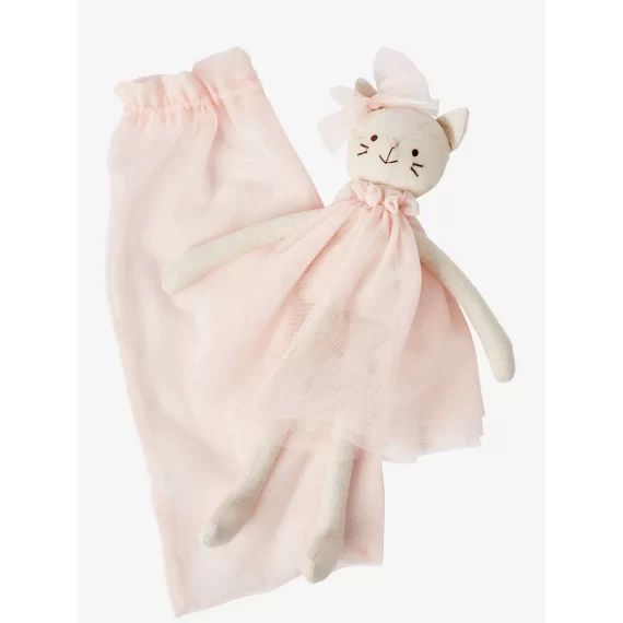 Poupée Chat danseuse rose