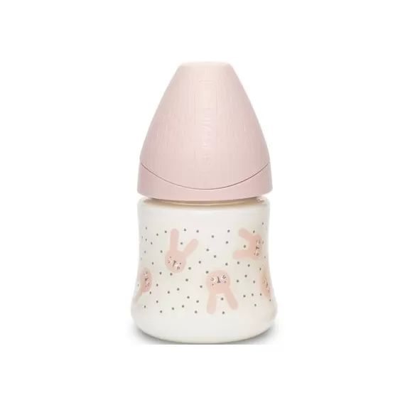 Biberon Hygge Baby lapin rose (150 ml)