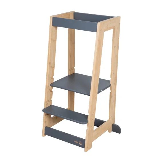 Tour D&rsquo;apprentissage Évolutive En Bambou Fsc® Anthracite – Naturel