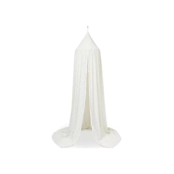 Ciel de lit en coton bio Poppies Coquelicot (250 cm)