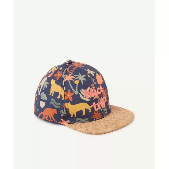 Casquette bébé garçon en coton avec visière effet liège –  – Soldes