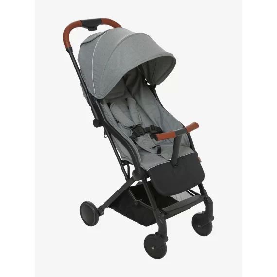 Poussette citadine vertbaudet Microcity kaki chiné