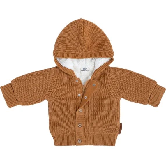 Gilet chaud à capuche Soul caramel (3 mois)