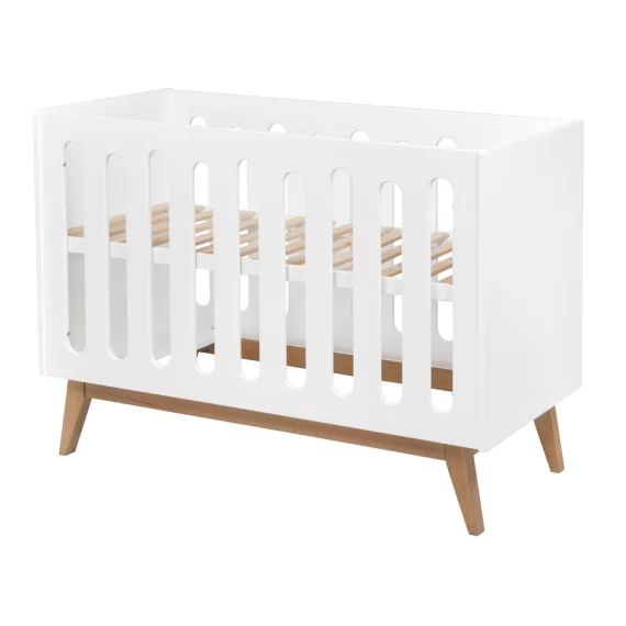 Lit à barreaux bébé 140x70cm Trendy White