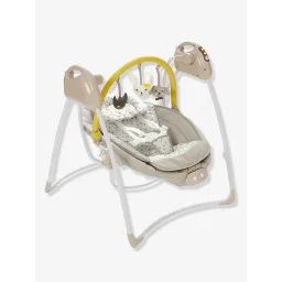 Balancelle avec arche de jeux Babyswing vertbaudet gris