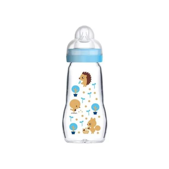 Biberon en verre Ciel – Tétine débit 2 (260ml)