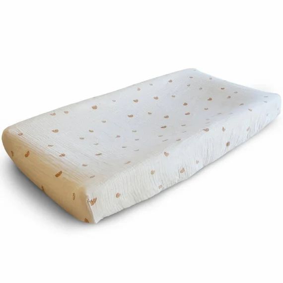 Housse De Matelas À Langer En Coton Bio Ecru