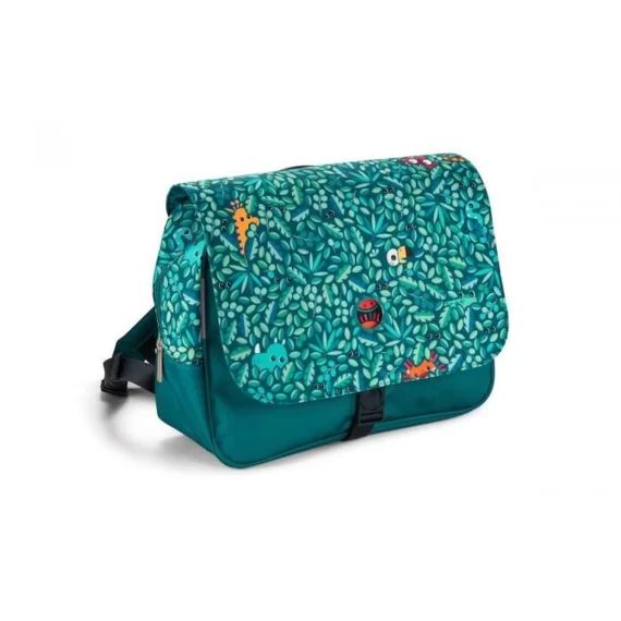 LILLIPUTIENS Cartable enfant Jungle vert