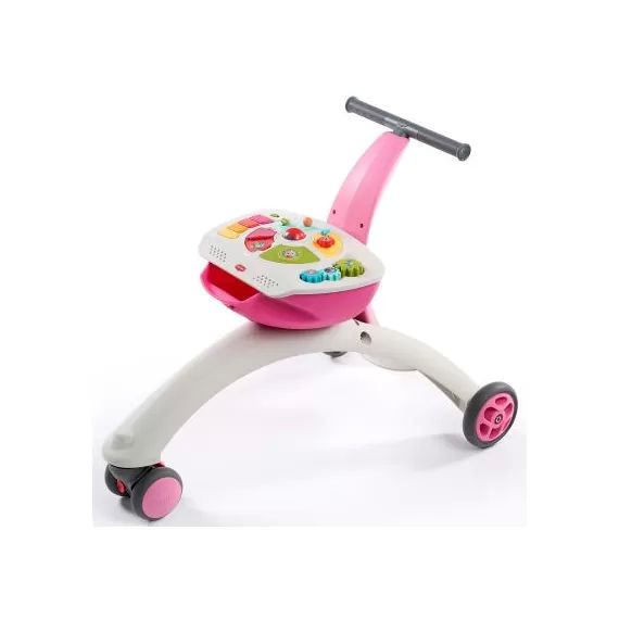 Chariot de marche évolutif 5 en 1 Tiny Rider rose