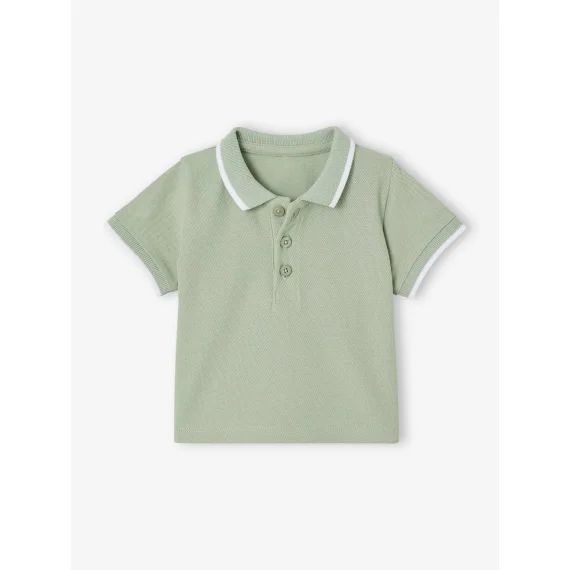 Polo bébé personnalisable vert sauge