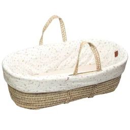 Couffin Bébé Avec Matelas Habillage Et Drap Housse Sidonia Beige, Sidonia