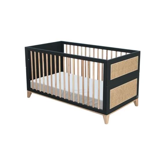 Lit bébé évolutif Nami Onyx (70 x 140 cm)
