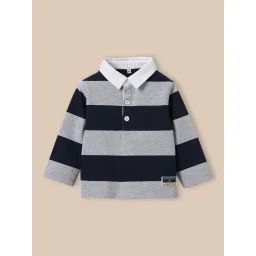 Polo-rugby En Coton Biologique Gris Chine