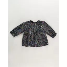 Blouse noire Fille ou Garçon 12 mois