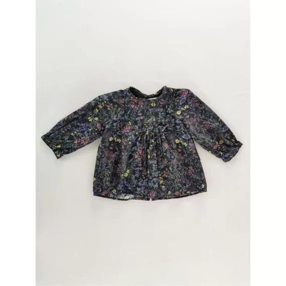 Blouse noire Fille ou Garçon 12 mois