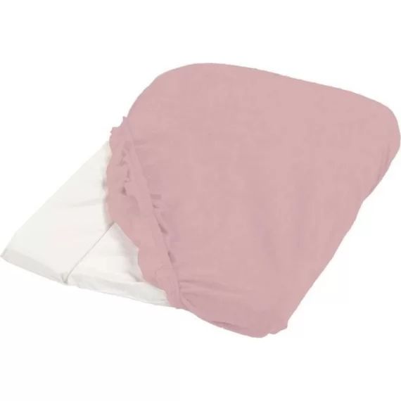 Housse Matelas À Langer Eponge 50x75cm Vieux Rose Rose