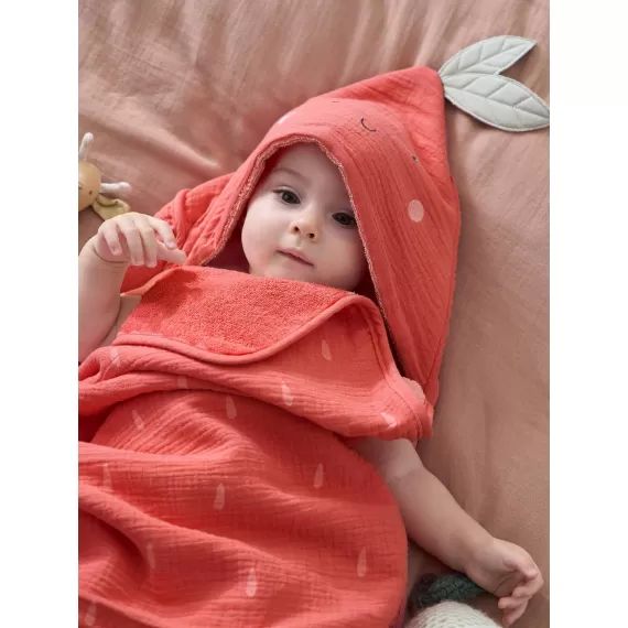 Cape de bain Fraise fraise