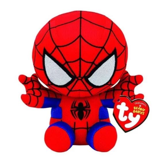 Ty Marvel Spider-Man Beanie 10  jouet en peluche rouge