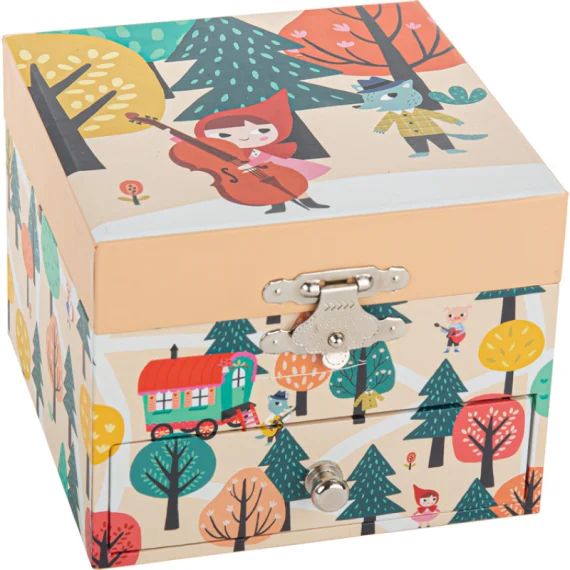 Boîte à bijoux musicale Petit Chaperon Rouge