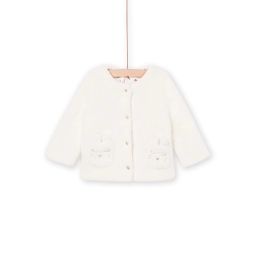 Cardigan Réversible Écru