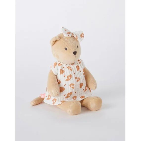Peluche – NOUKIE&rsquo;S – Kendi – Beige – Léopard – Veloudoux® beige