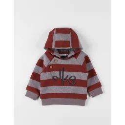 Sweat Rayé Chiné Beige